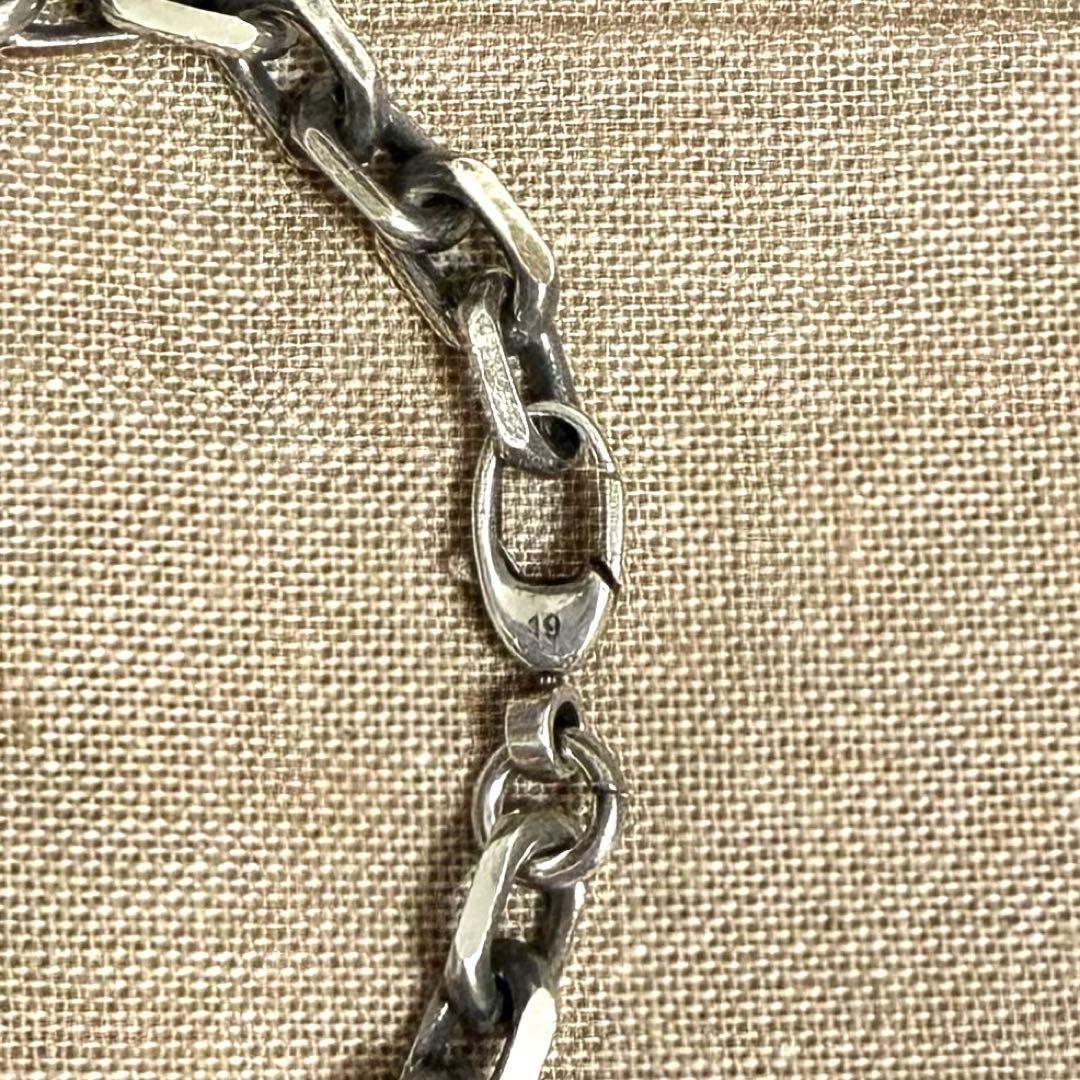 A*B様 【オークション実施中！】GUCCI シルバーチェーンブレスレット 19