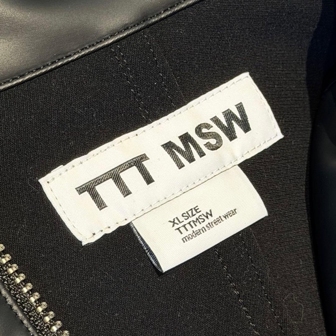 ジャケット・アウター TTTMSW Hooded laminate jacket XL