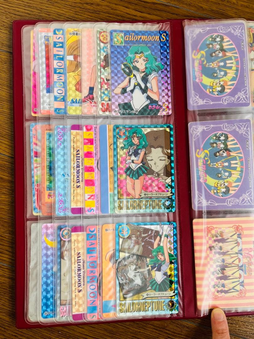 アルバム付55枚セーラームーントレーディングカードセット