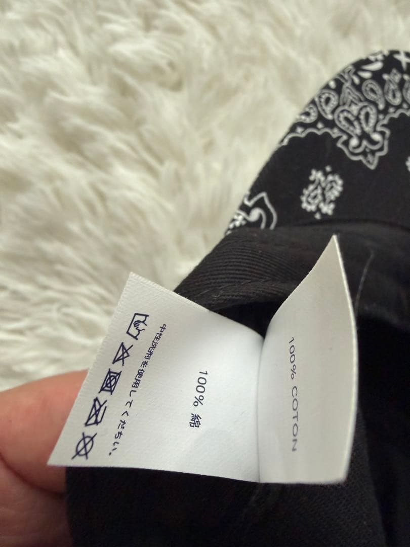 Supreme バンダナ柄 キャップ