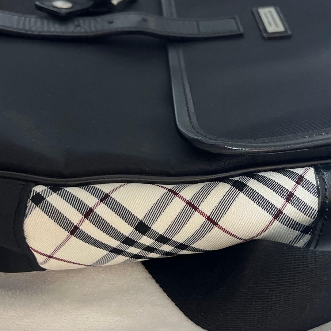 【専用】バーバリー ブラックレーベル ショルダーバッグ ノバチェック 黒