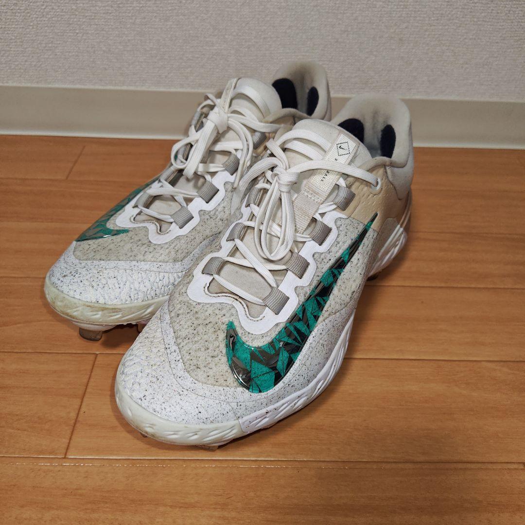 キングカズ ナイキ アルファハラチエリート 金具式スパイク 野球 28cm