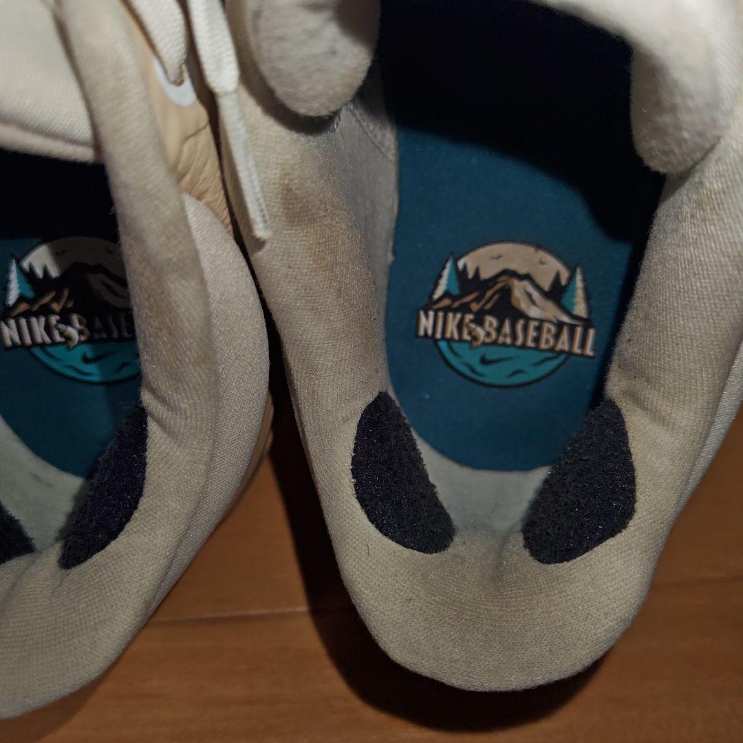 キングカズ ナイキ アルファハラチエリート 金具式スパイク 野球 28cm