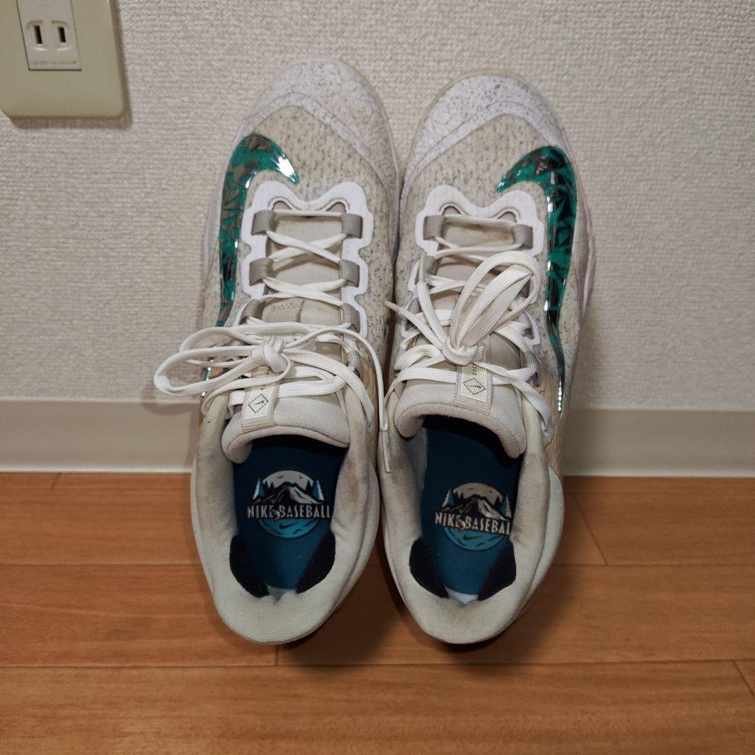 キングカズ ナイキ アルファハラチエリート 金具式スパイク 野球 28cm