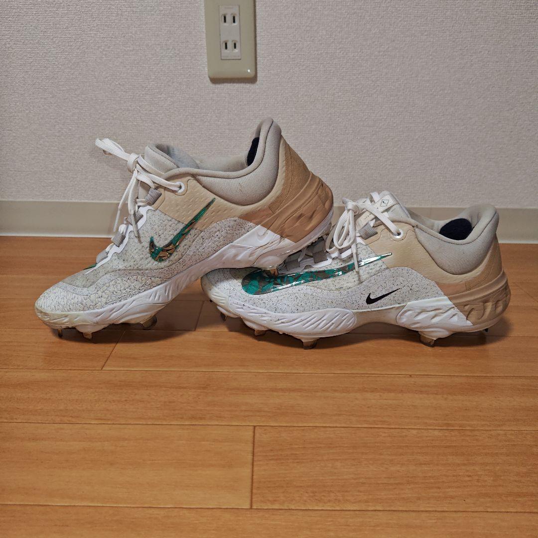 キングカズ ナイキ アルファハラチエリート 金具式スパイク 野球 28cm