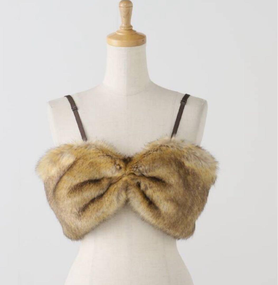 トップス Fumie Tanaka animal far bustier