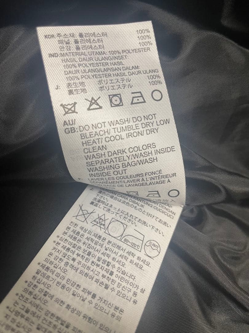 ★美品★ アディダスオリジナルス ファー ジャケット 黒 トレフォイル デカロゴ