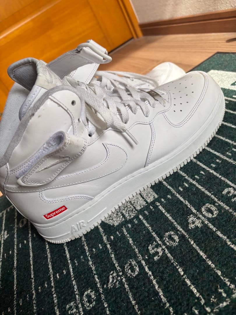 靴 Supreme Nike Air Force 1 Mid SP 10.5
