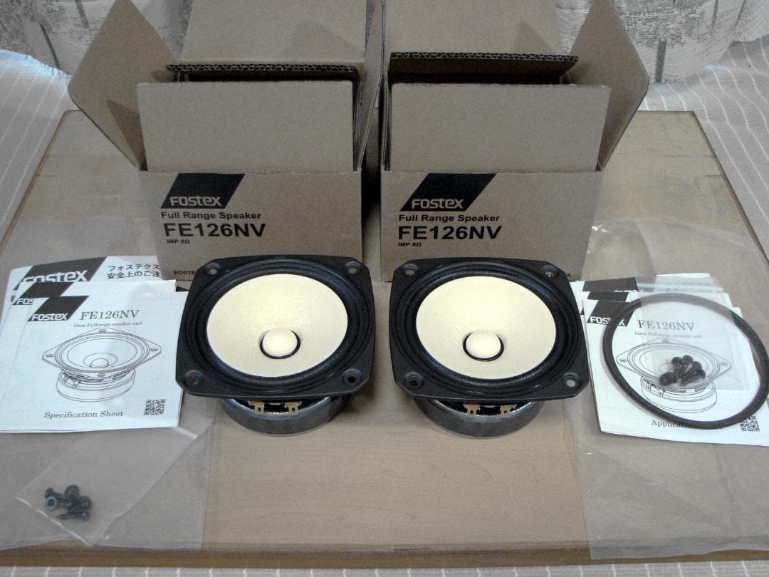 FOSTEX フォステクス　FE126NV　2個セット　美品
