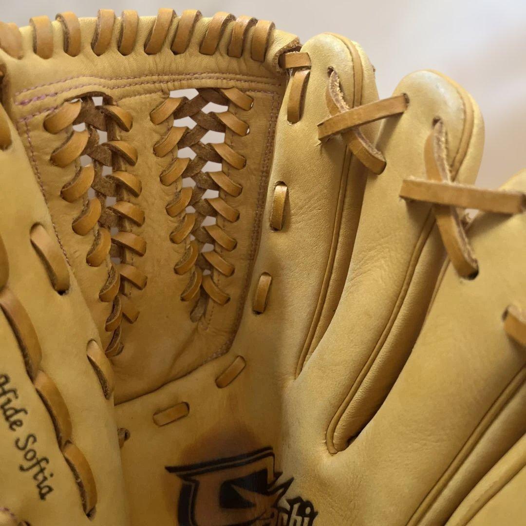 Mizuno Super Soft 野球グローブ イエロー