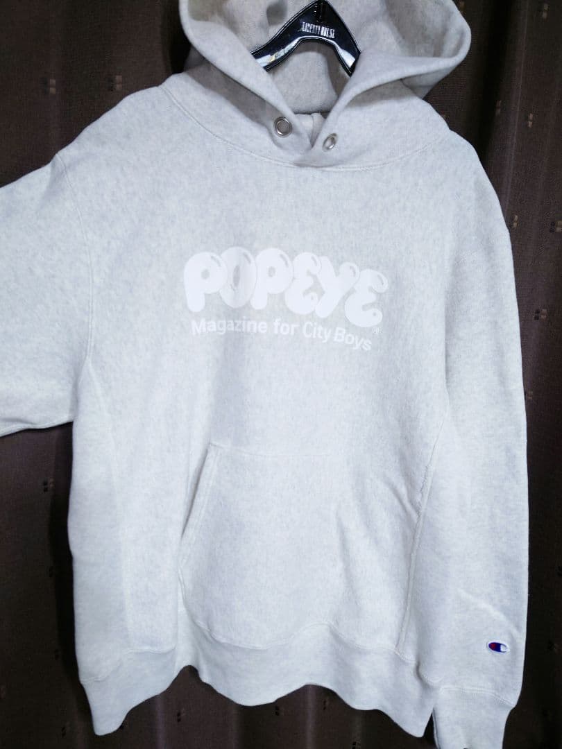 Champion×POPEYS×BEAMS リバースウィーブ スウェットパーカー