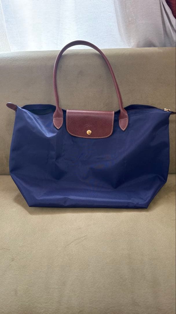 ロンシャン トートバッグ L ネイビー