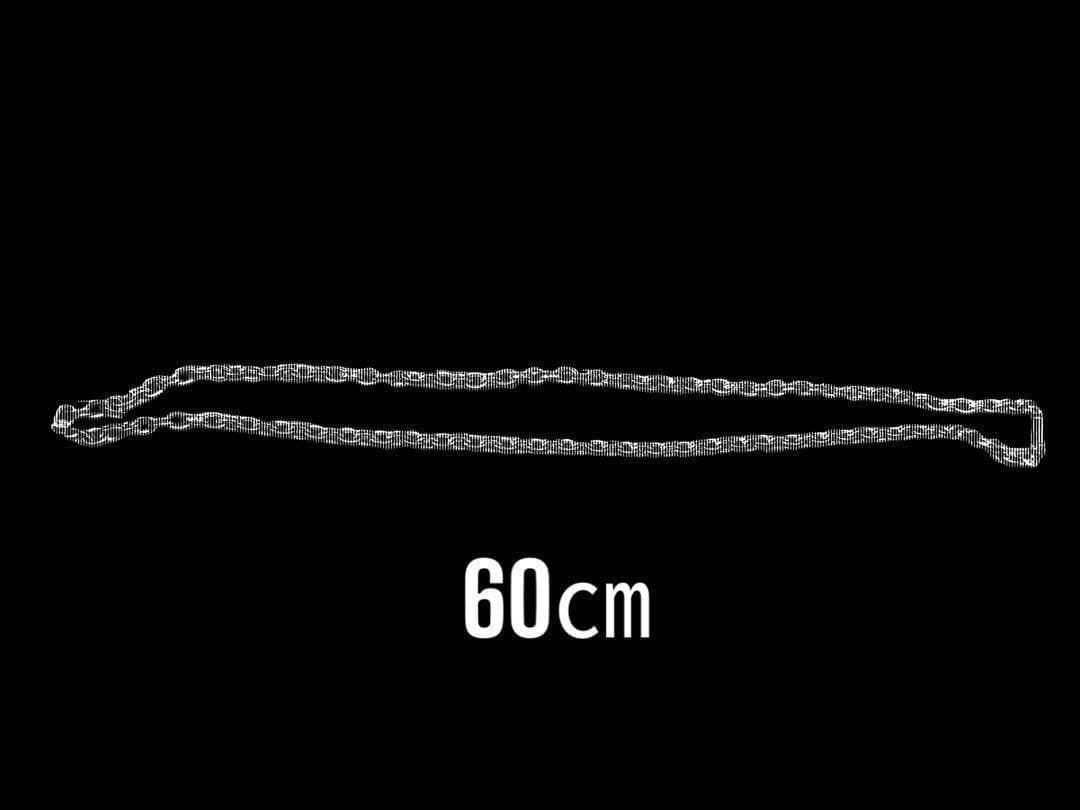 人気　シルバー 925 ペーパーチェーン ネックレス 60cm ハンドメイド新品