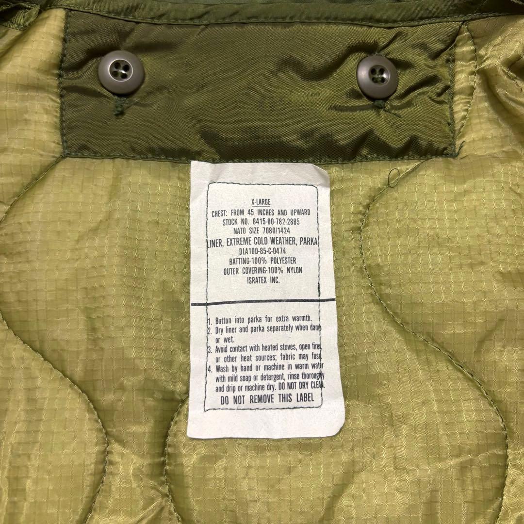 80s 米軍実物 M-65 フィッシュテールパーカー フルセット