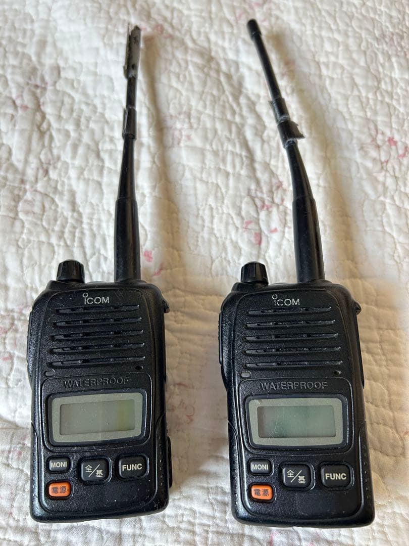 ICOM IC-VH37CTM IC-UH37MFT 無線機 2台、充電器セット