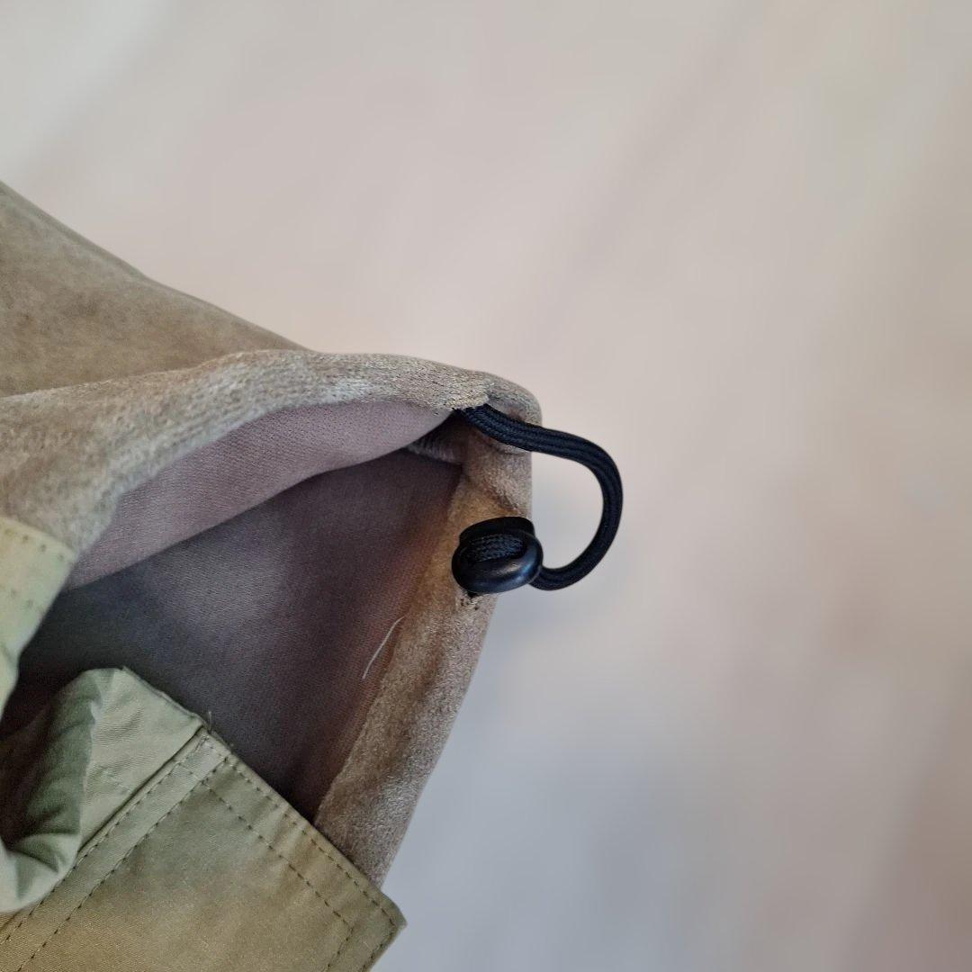 美品です❗　幾何学模様刺繍 ベージュ モッズコート