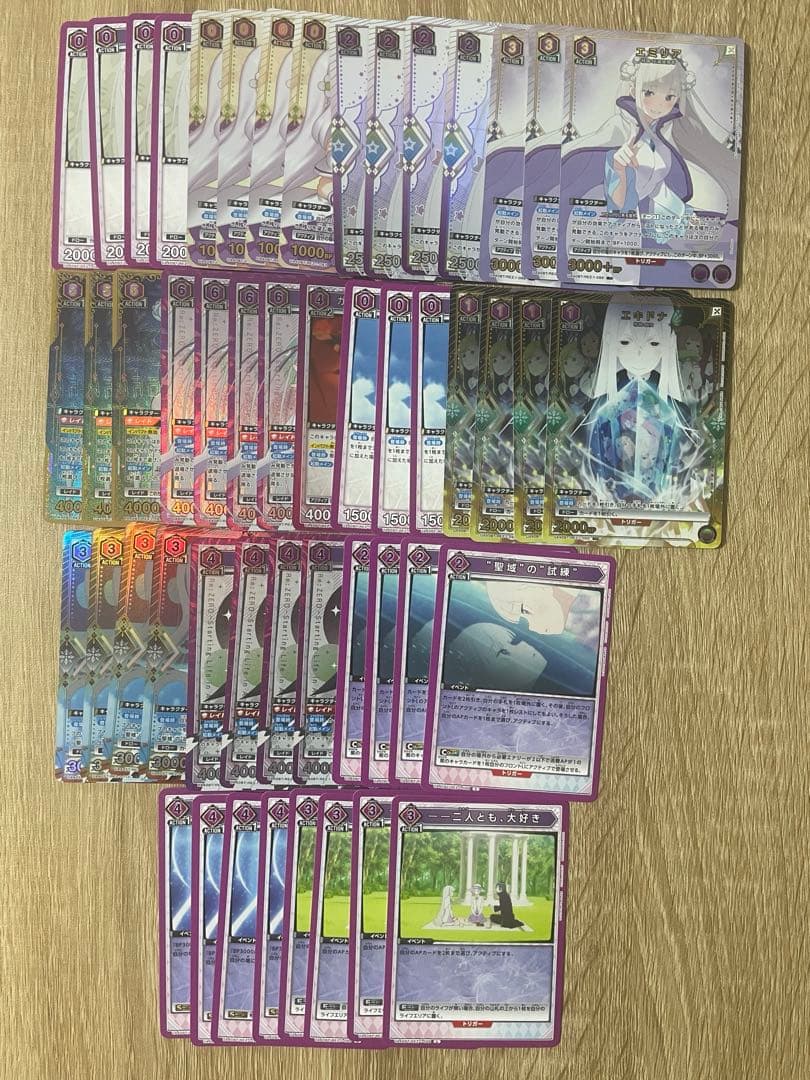 UNION ARENA Re:ゼロから始める異世界生活 エミリア&エキドナデッキ