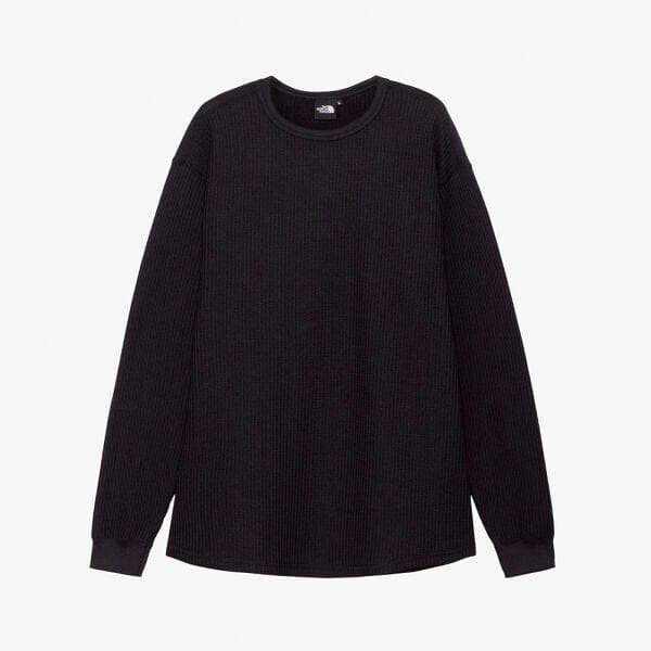 【新品タグ付き】ノースフェイス 長袖ウォームワッフルクルー XL 黒紺2枚セット