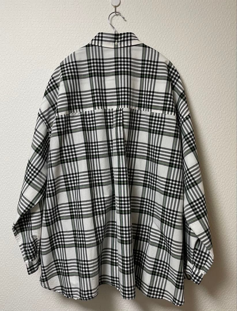 ★超美品Fresh Service ユーティリティマドラスボタンダウンシャツ