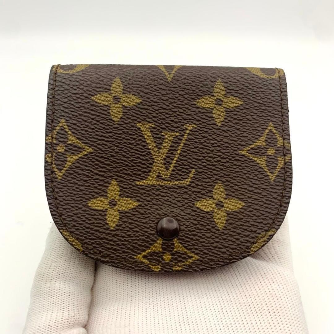 美品 ルイヴィトン ポルトモネ グゼ ケース 小銭入れ 財布 コンパクト