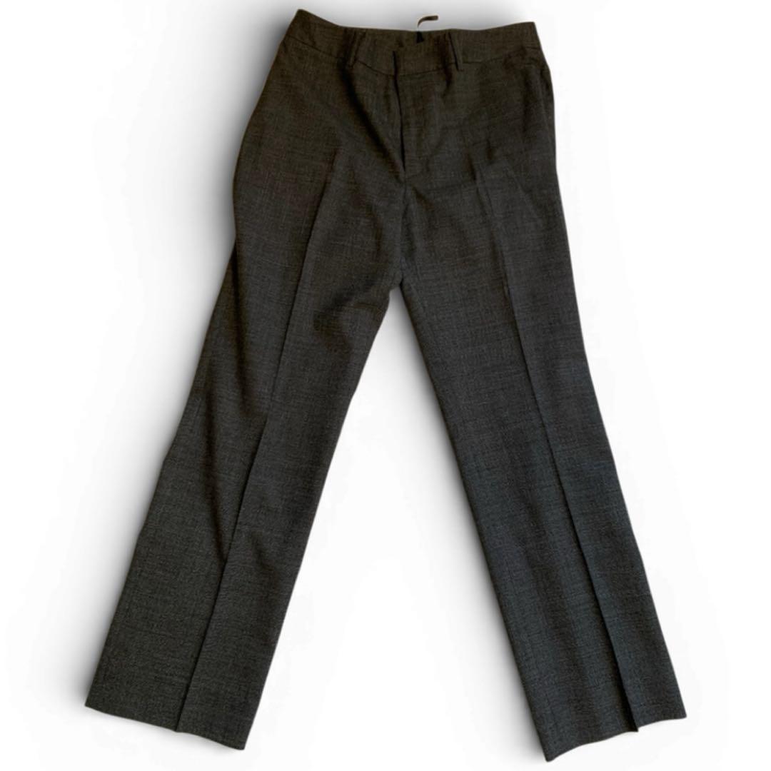 【未使用級】レミュー セットアップ パンツスーツ ストレッチ 洗える グレー