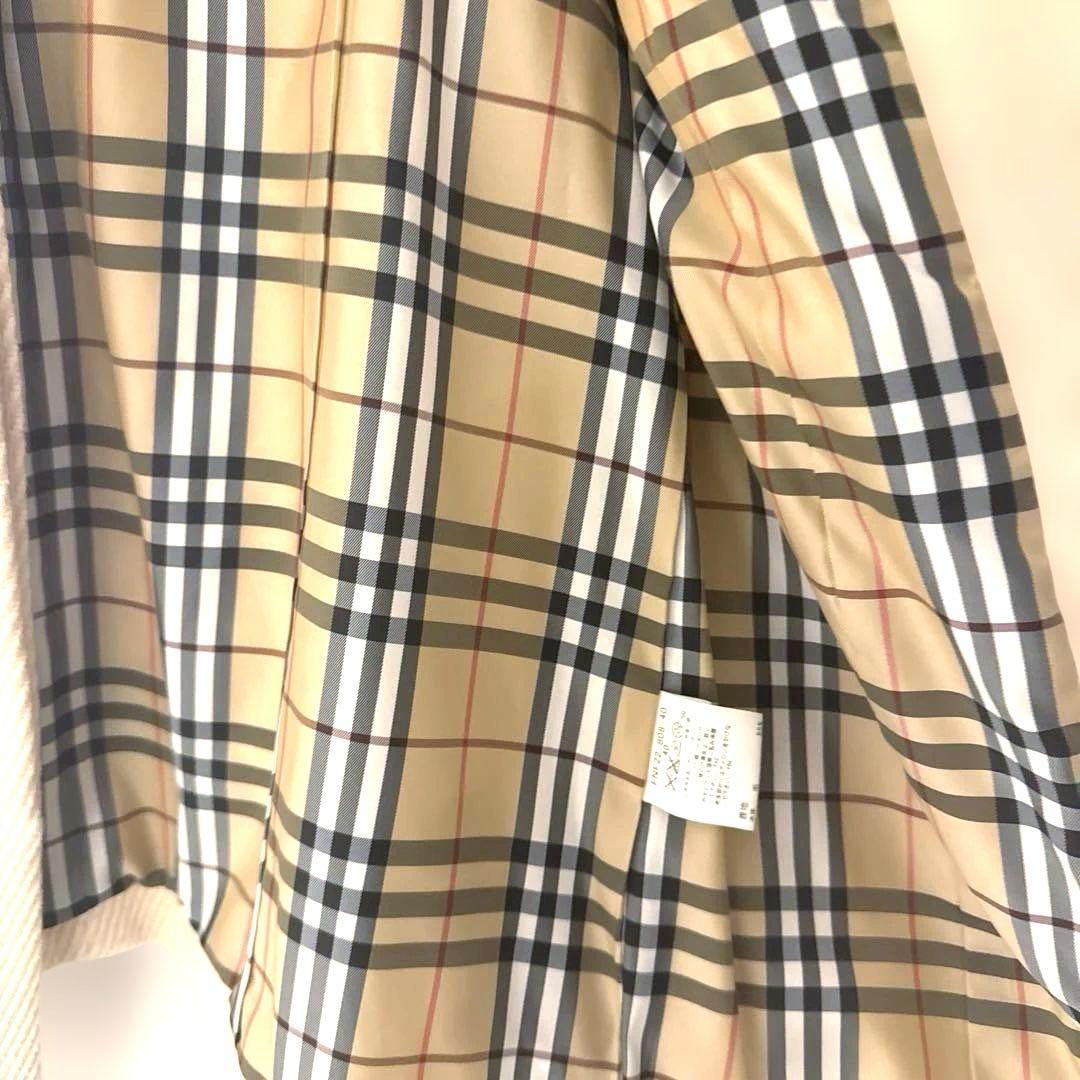 BURBERRY BLUE LABEL ラビットファー　ダッフルコート