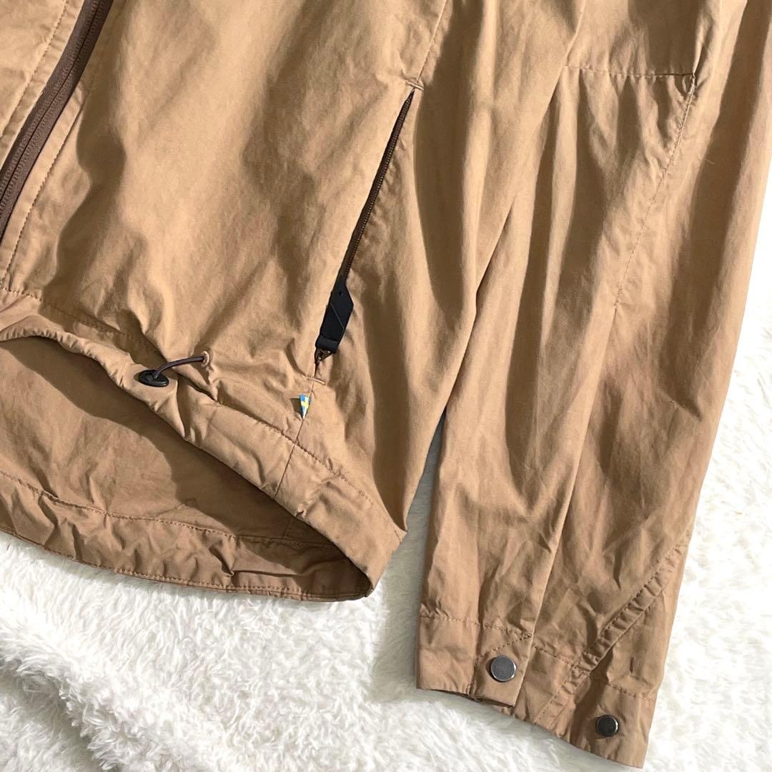 クレッタルムーセン　オーガニックコットン　フードジャケット　ベージュ　XS