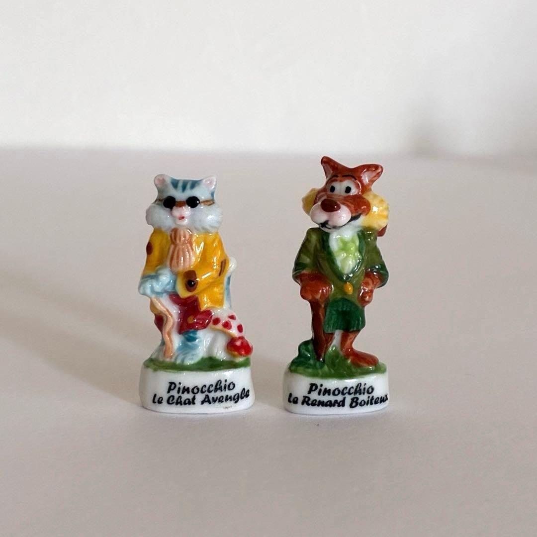 専用　フェーブ　ピノキオ　希少品　ヴィンテージ　美品　フランス　童話　陶器　置物