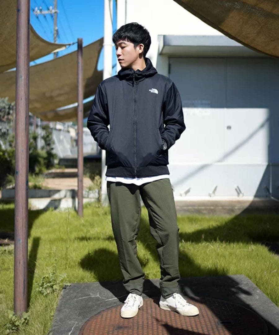 焼肉　THE NORTH FACE リバーシブルテックエアーフーディーXL