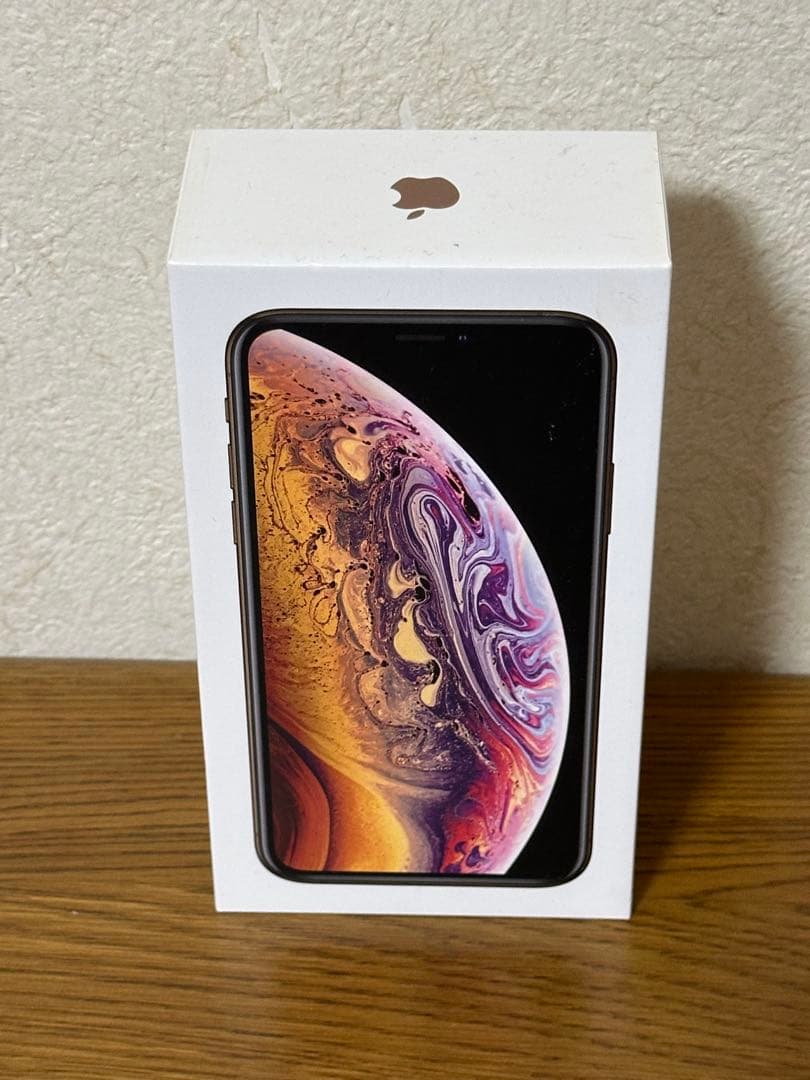 iPhone XS 64GB ゴールド 本体 箱あり ガラス割れあり