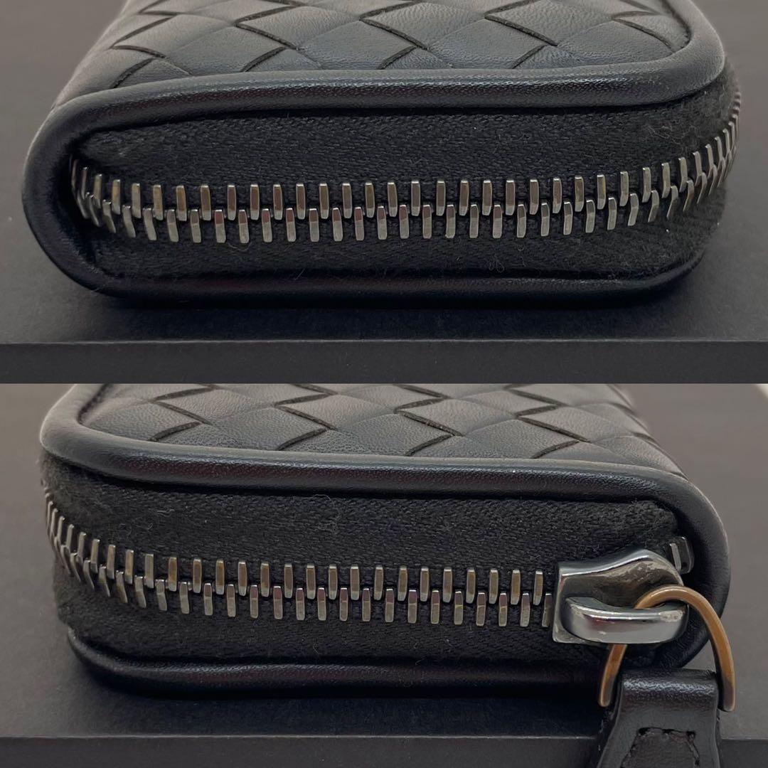 【極美品/付属品完備】ボッテガヴェネタ イントレチャート ケース 濃茶