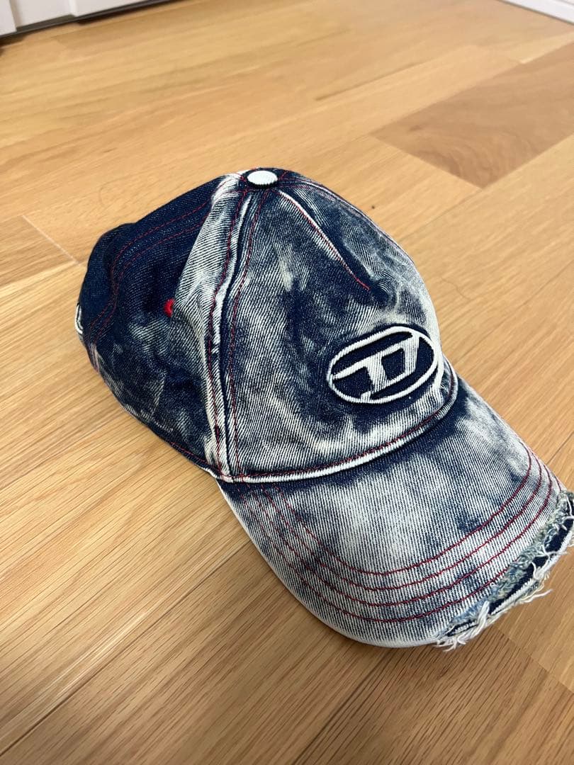 い*き様 DIESELデニム風ダメージベースボールキャップ