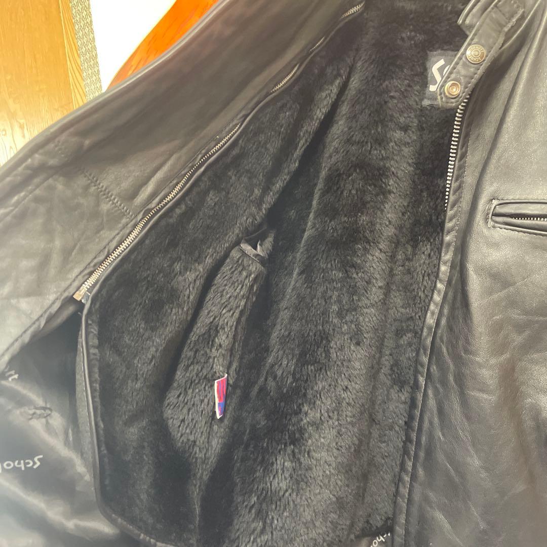 schott ショット シングル　641 ボアライナー付き サイズ40