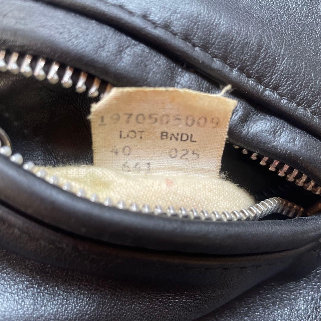 schott ショット シングル　641 ボアライナー付き サイズ40