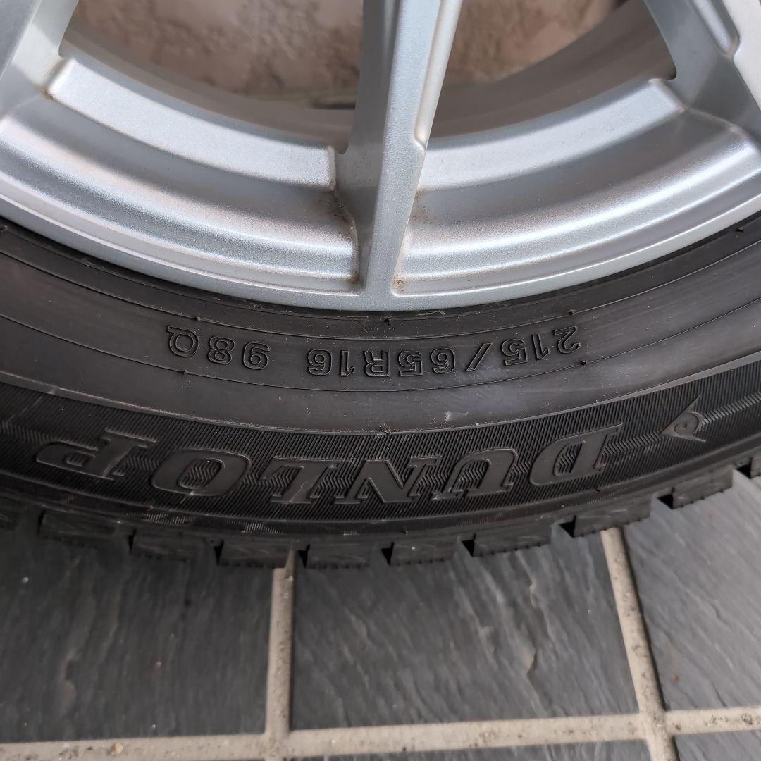 ストレンジャーアルミホイル215/65R16 980 5穴　スタッドレスタイヤ付