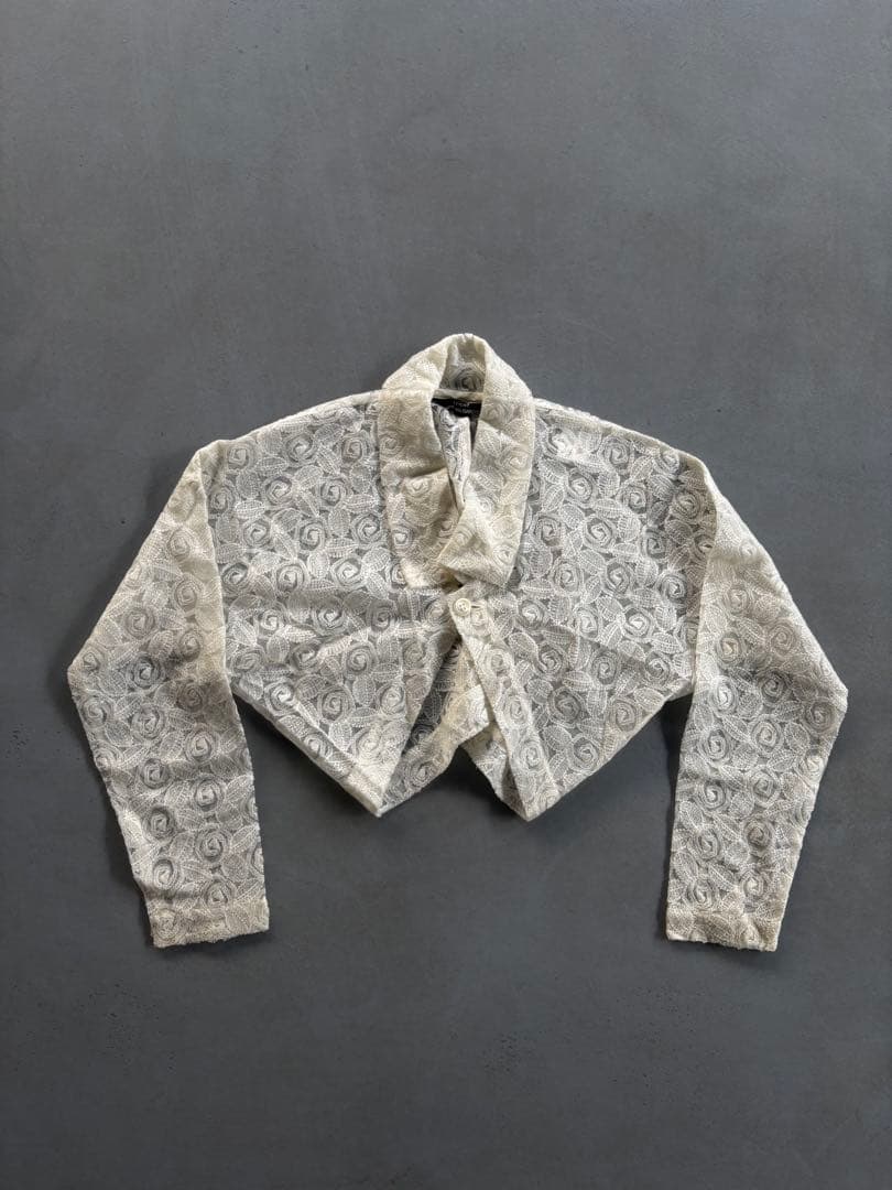 1990 tricot COMME des GARÇONS レースカーディガン