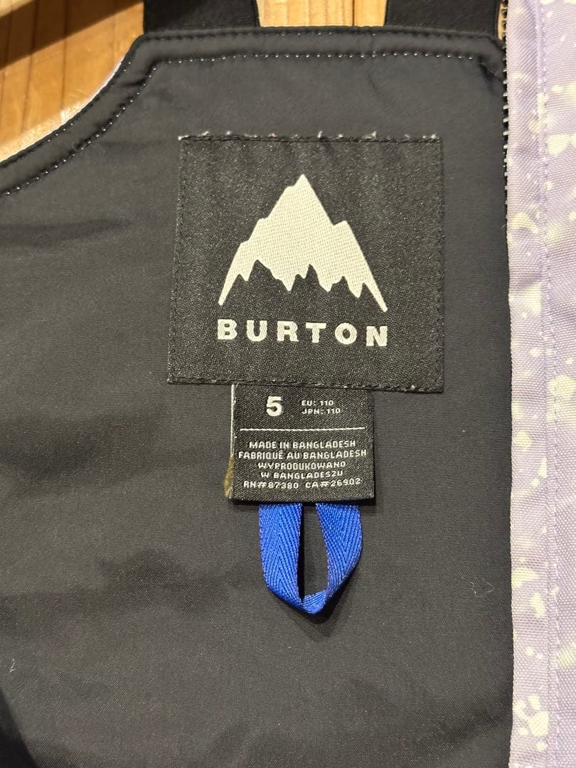 BURTON ウェア上下 トドラー 5T 110cm Stardust 美品