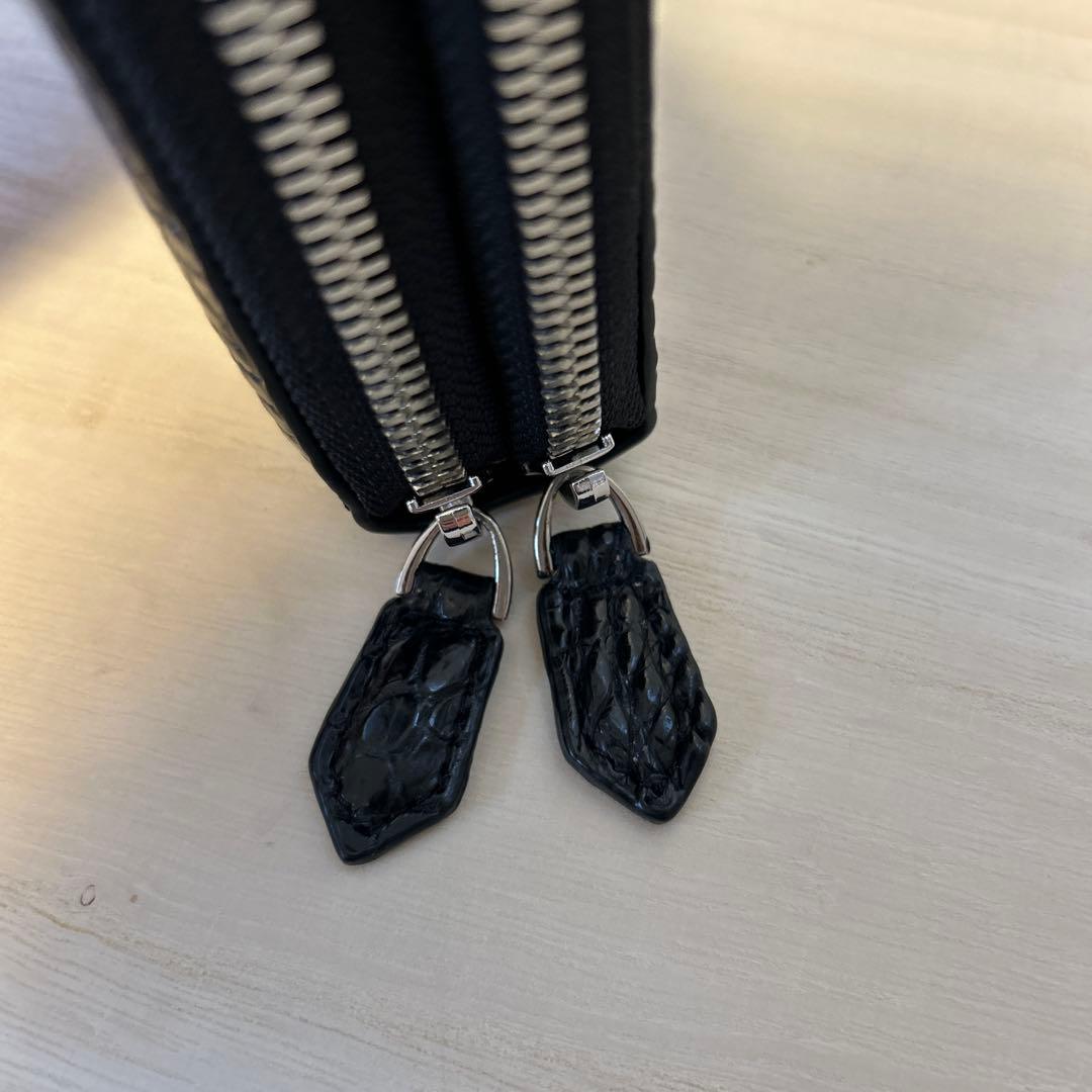 クロコダイル 長財布 （ダブルジップ）