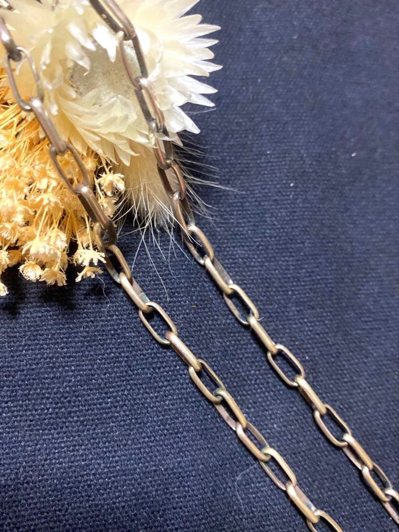 インディアンジュエリー　ナバホ族ハンドメイドチェーン　60cm