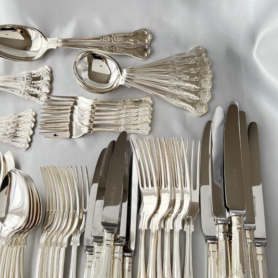 【SPEAR & JACKSON】キングスパターンのディナーフルセット 68本