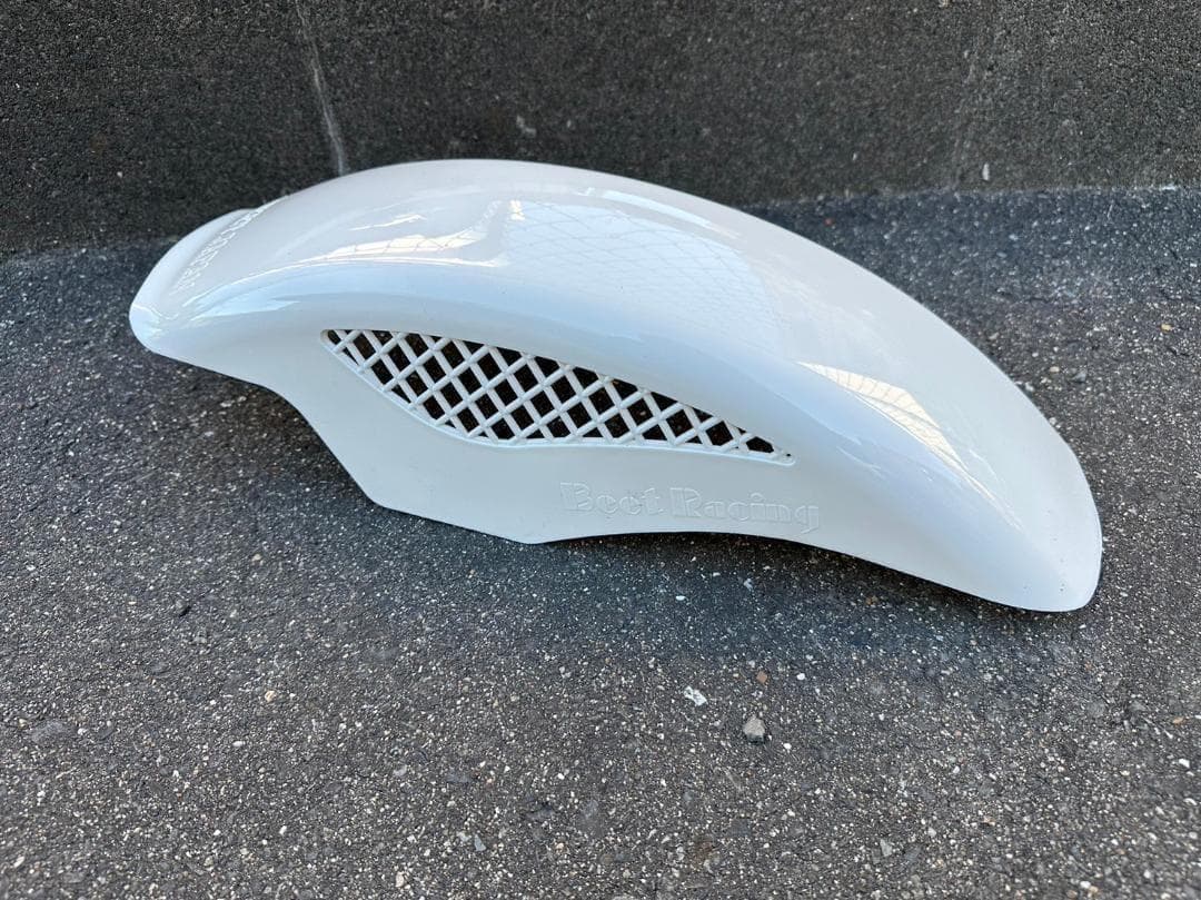 メッシュフェンダー　ロゴ有　ムク/BEET アルフィン 未塗装