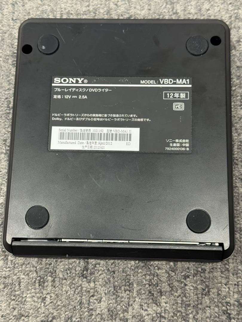 使用短　SONY VBD-MA1 動作正常