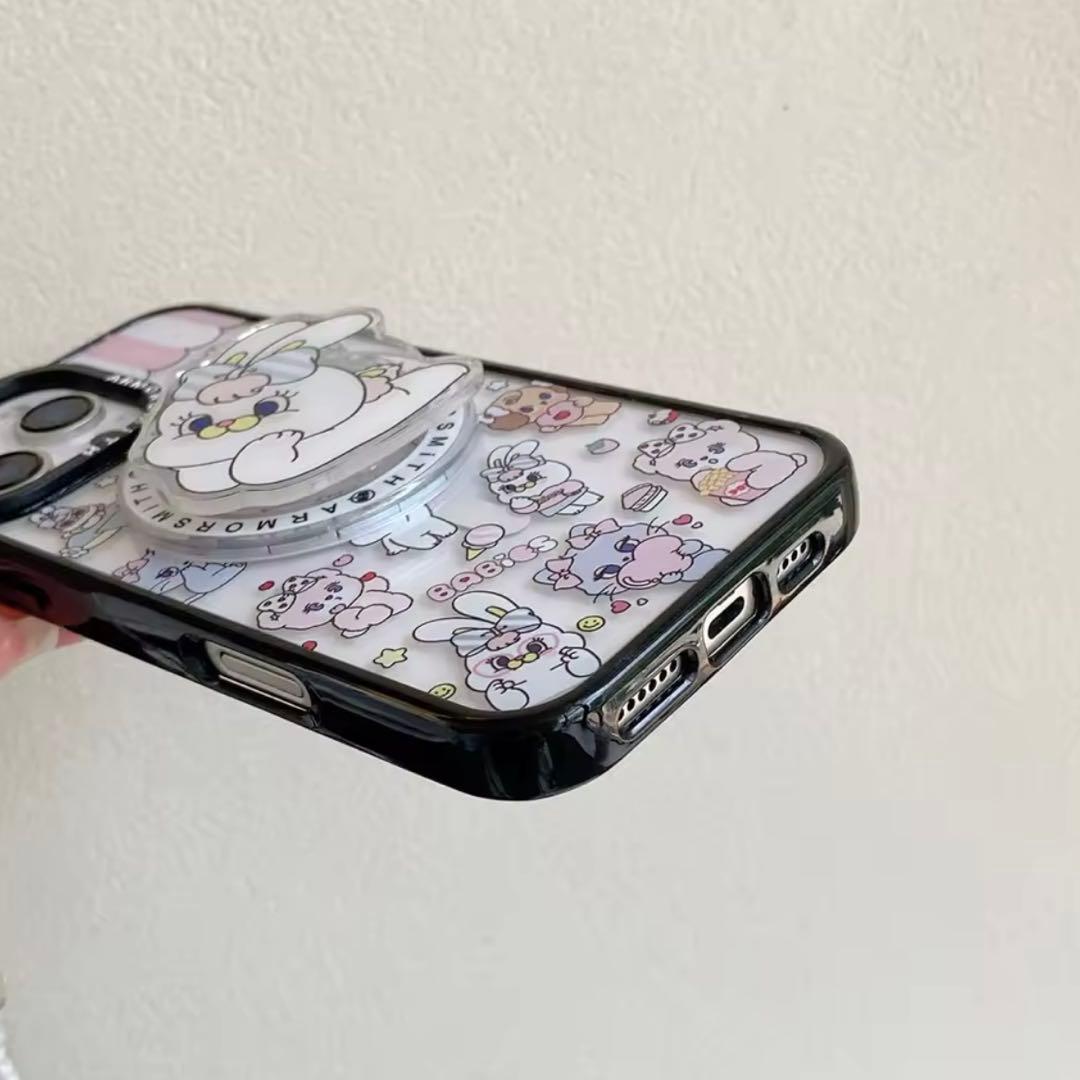 iPhone17ケース　magsafe RiCO 韓国　うさぎ　かわいい