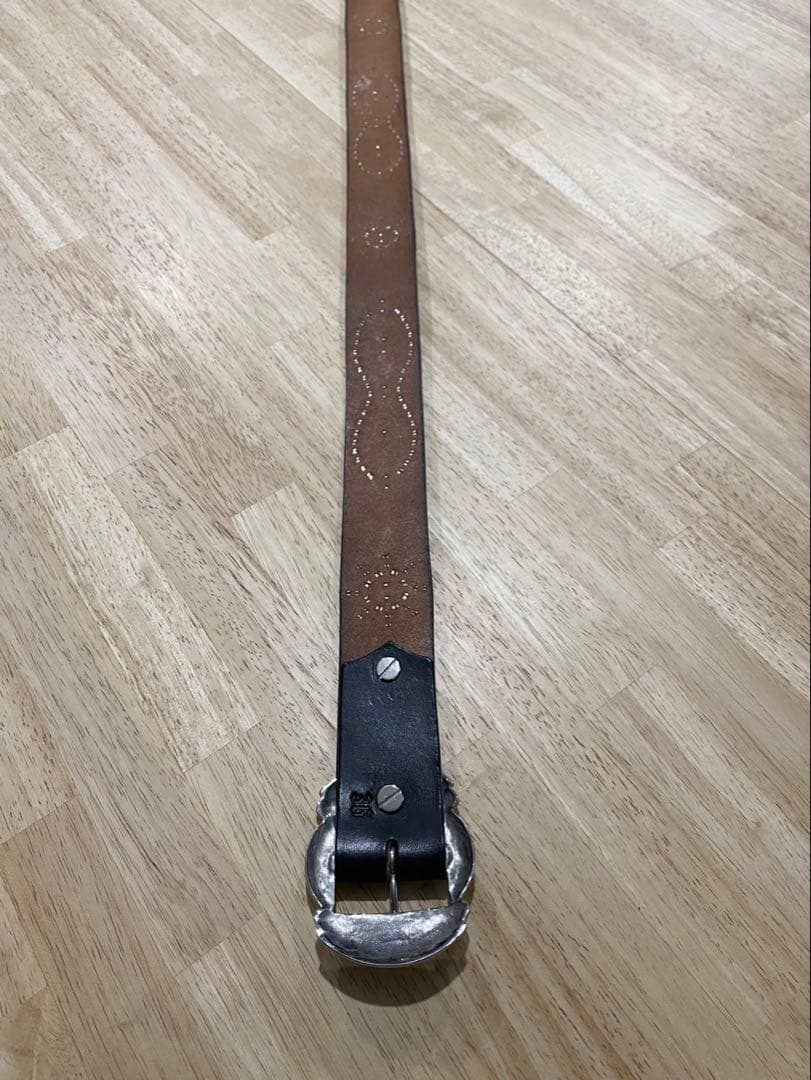 Takee  012 本革 W36 スタッズ ベルト ビンテージ