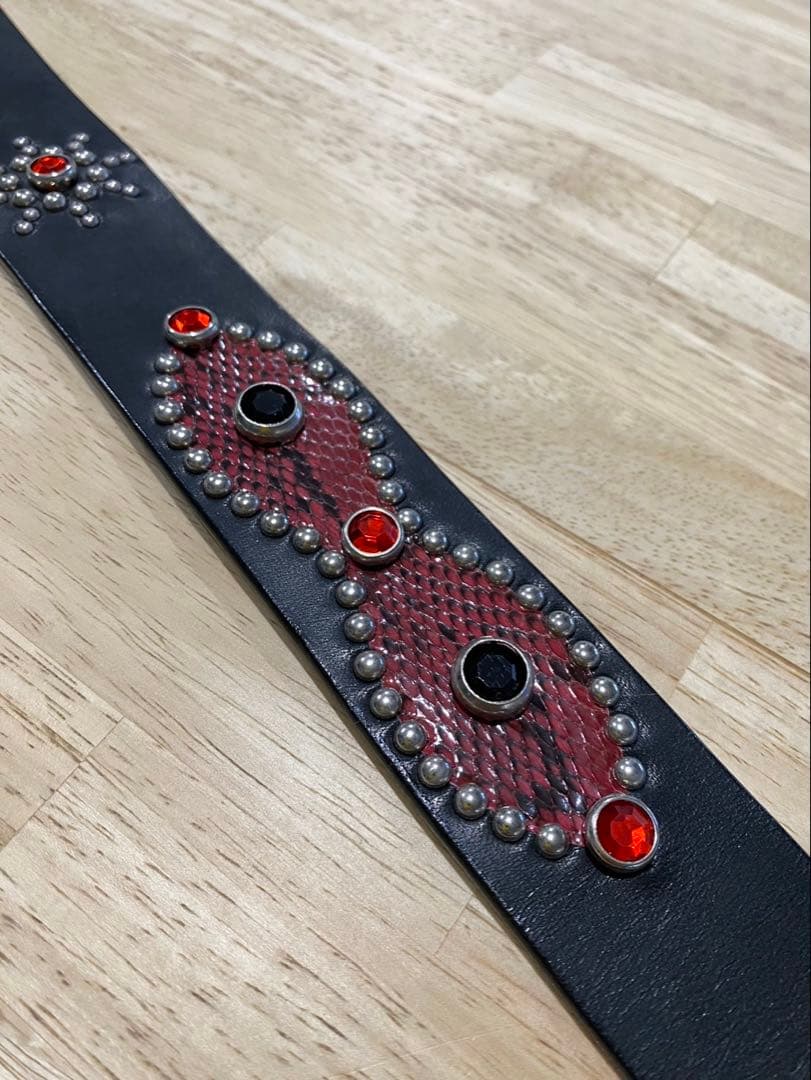 Takee  012 本革 W36 スタッズ ベルト ビンテージ