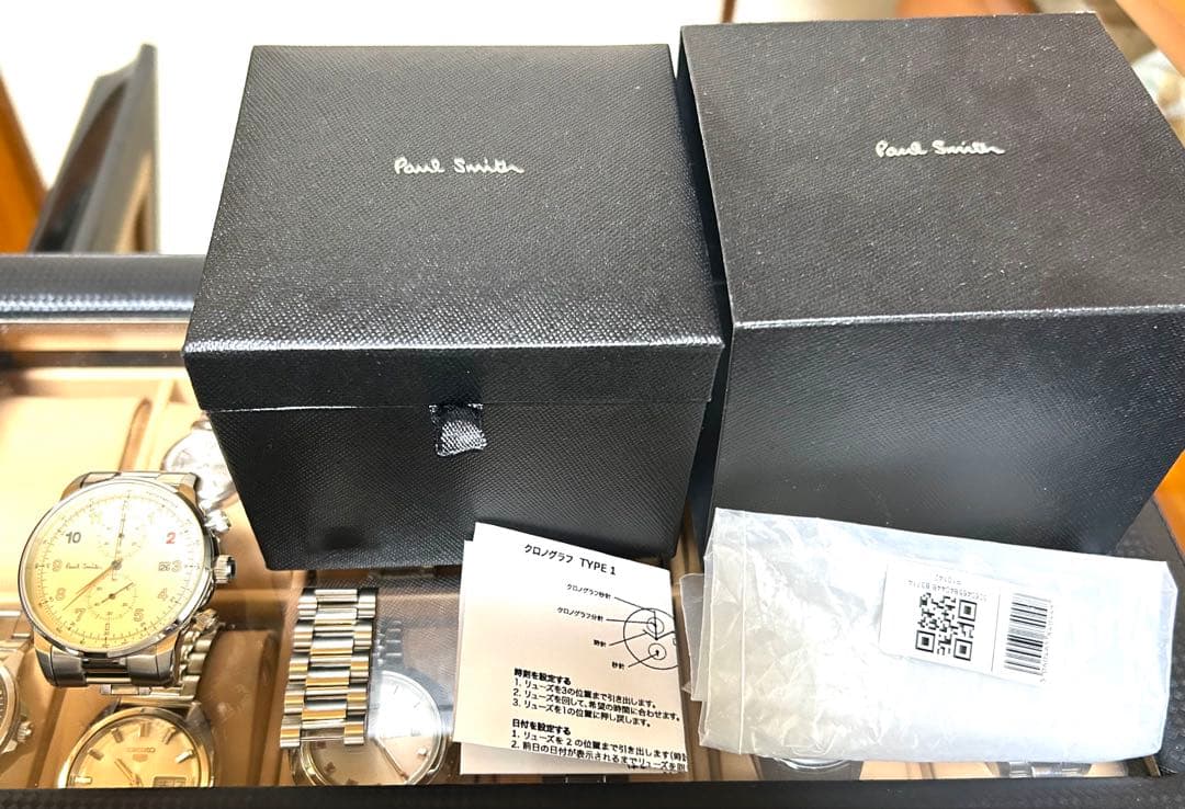 【ほぼ未使用】　Paul Smithポールスミス腕時計 BLOCKCHRONO