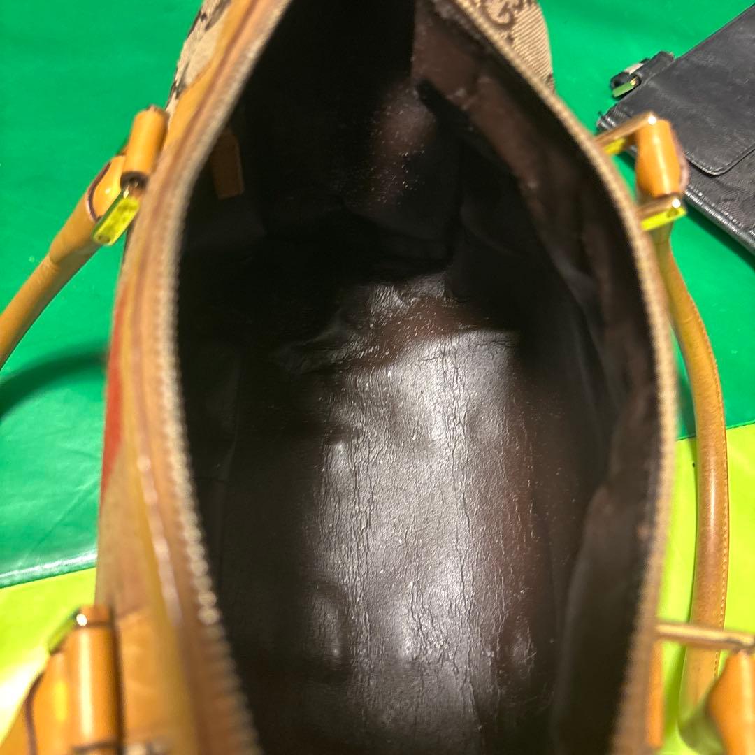 Gucci GGモノグラム ボストンバッグ