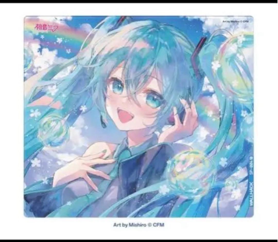 初音ミク WALLHACK ガラス　マウスパッド