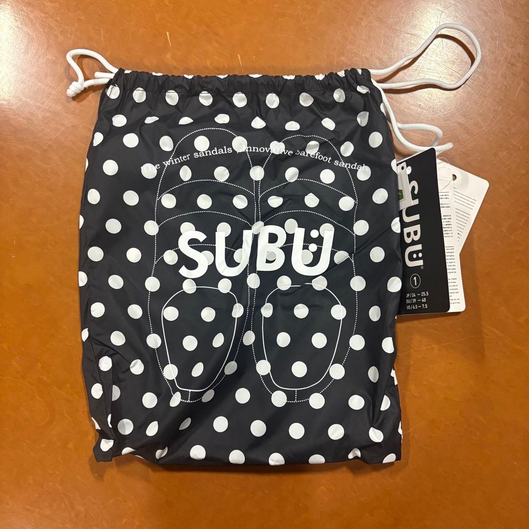 SUBU スブ DOTS ドット柄 サンダル24.0~25.5㎝