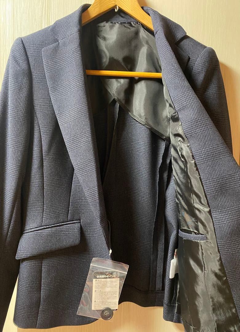 新品 nissen ニッセン 7days パンツスーツ 9号 秋冬 ウール調